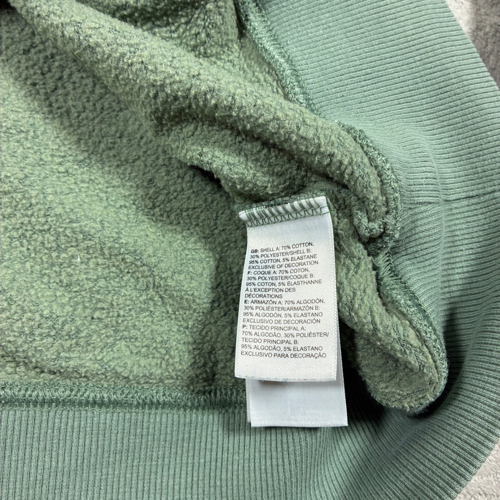 The North Face Womens Bear Graphic Hoodie Size‎ L Sage Green Cabincore Granola - Picture 8 of 10
